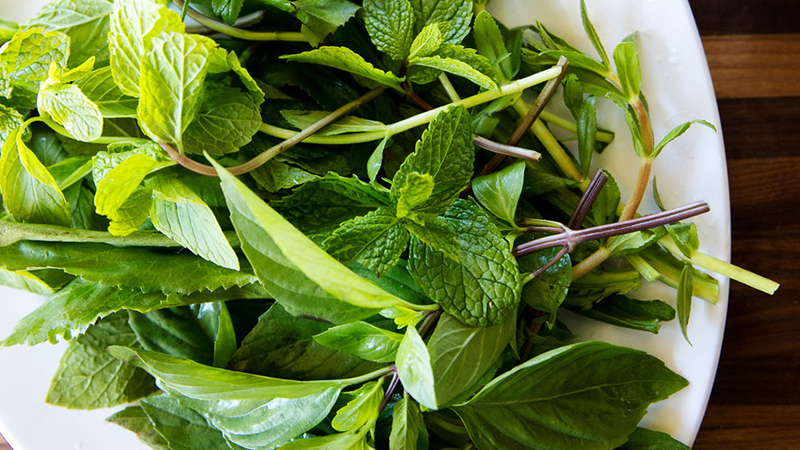 Rau sống, rau cuốn