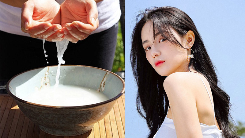 công dụng của nước vo gạo