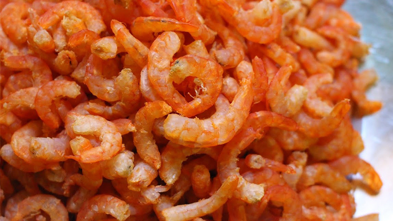 cách nhận biết tôm khô có hóa chất