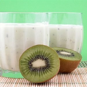 Sinh tố dừa kiwi
