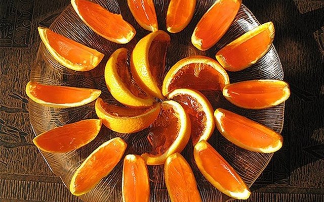 Cách làm rau câu trái cam mát lạnh  