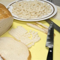Cá viên bánh mỳ cho màu đông giá lạnh