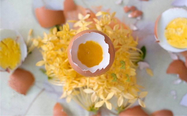 Cách làm rau câu hình trứng gà  