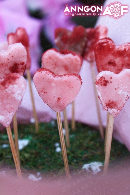 Valentine ngọt ngào với kẹo trái tim  