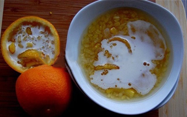 Cách làm chè đậu xanh vỏ cam  