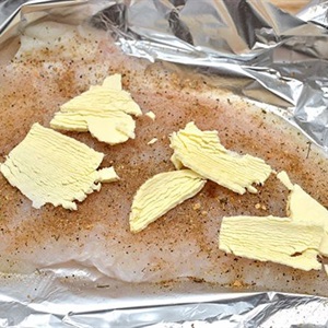 Cá rô phi nướng bơ