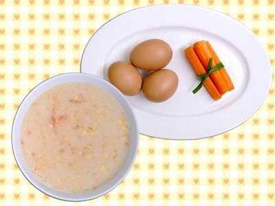 Cách làm bột trứng và cà rốt  