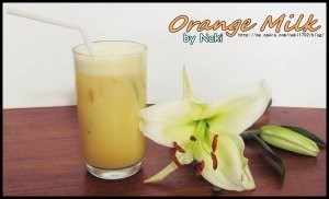 Orange milk  