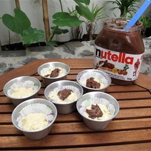 Muffin chuối nutella