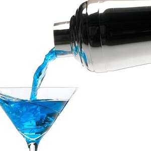 Cocktail Blue Fizz 