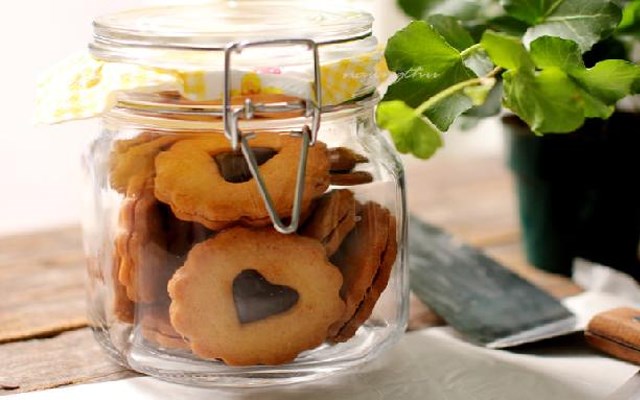 Cách làm bánh quy nhân trái tim  
