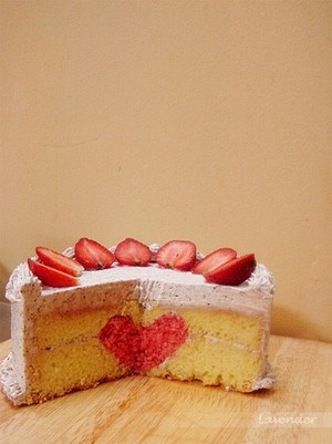 Heart cake  