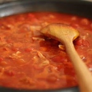 Tuna, cherry tomato pasta