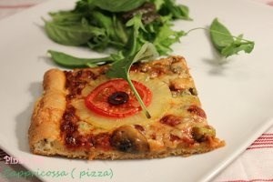 Pizza với Oregano dough  