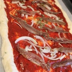 Pizza với Oregano dough