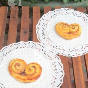 Bánh Palmier thơm phức cho Valentine ngọt ngào