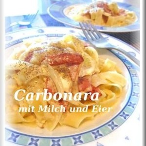 Món Carbonara trứng sữa thơm ngon