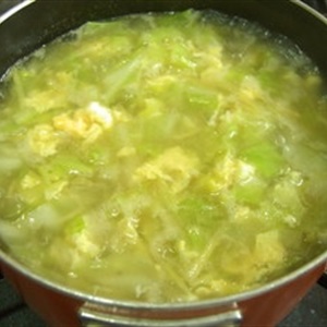 Ngọt thơm súp bắp cải Trung Quốc