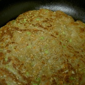 Bánh pancake đậu phụ và khoai tây