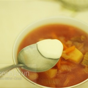 Borshch - súp của người Nga cho ngày đông ấm áp