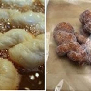 Bánh rán xoắn quẩy nóng hổi của Hàn Quốc