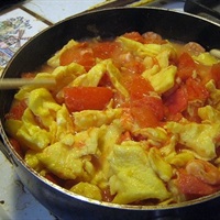 Tôm sốt trứng cà chua