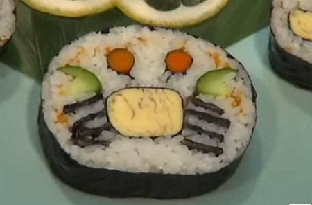 Sushi hình con cua hấp dẫn bé yêu  