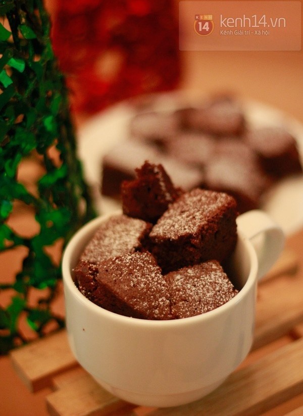 Brownies gừng thơm lừng đón Noel  