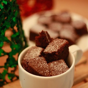 Brownies gừng thơm lừng đón Noel