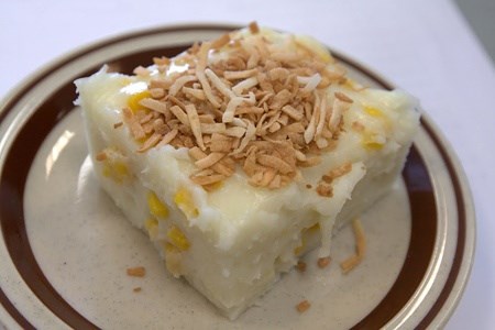 Bánh ngô sữa dừa – món khoái khẩu cho hè  
