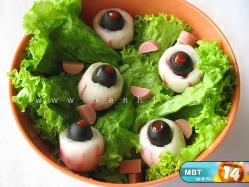 Salad cho tiệc Halloween  
