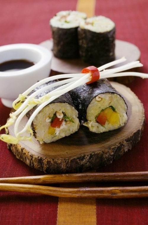 Sushi chay - Món ăn yêu thích của ông vua nhạc Pop  