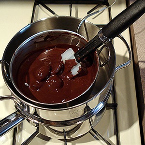 Pudding chuối chocolate
