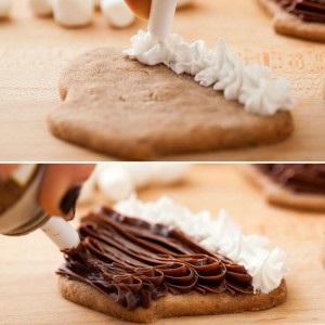 Bánh quy cacao kem tươi