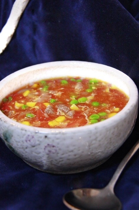 Tẩm bổ sĩ tử bằng súp bò cà chua thơm ngon  