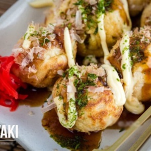 Chén takoyaki theo công thức giản đơn