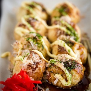 Chén takoyaki theo công thức giản đơn