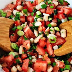 Salad cà chua đậu ngự