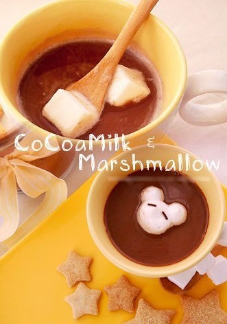 Kẹo gấu Marshmallow ăn với ca cao cực lạ  