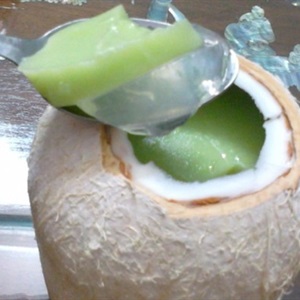 Rau câu trái dừa lá dứa