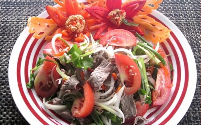 Cách làm salad thịt bò  