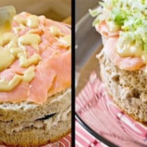 Sandwich Smörgåstårta - Món bánh kẹp hoành tráng đầy hấp dẫn