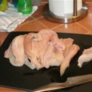Thịt gà chiên dừa
