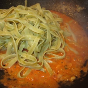 Spaghetti cá hồi