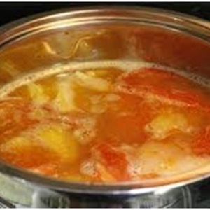 Canh ghẹ nấu măng chua ngon