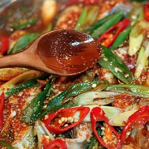 Cá kho củ cải kiểu Hàn