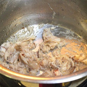 Súp măng tây với thịt cua