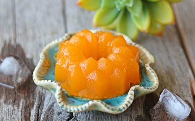 Cách làm thạch trái cam  