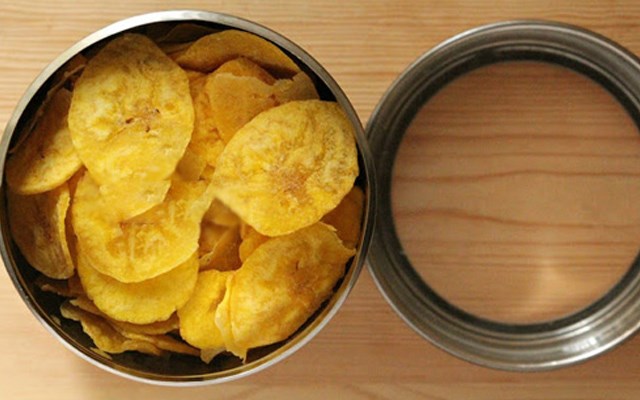 Cách làm snack trái chuối  