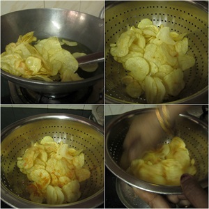 Tự làm snack khoai tây chiên 